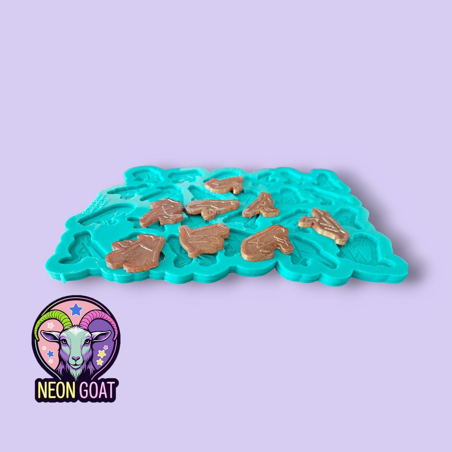 Large Raven Runes Silicone Mold | Palette Mould for Resin, Wax, Chocolate, Clay, Mixed Media & Craft Toppers