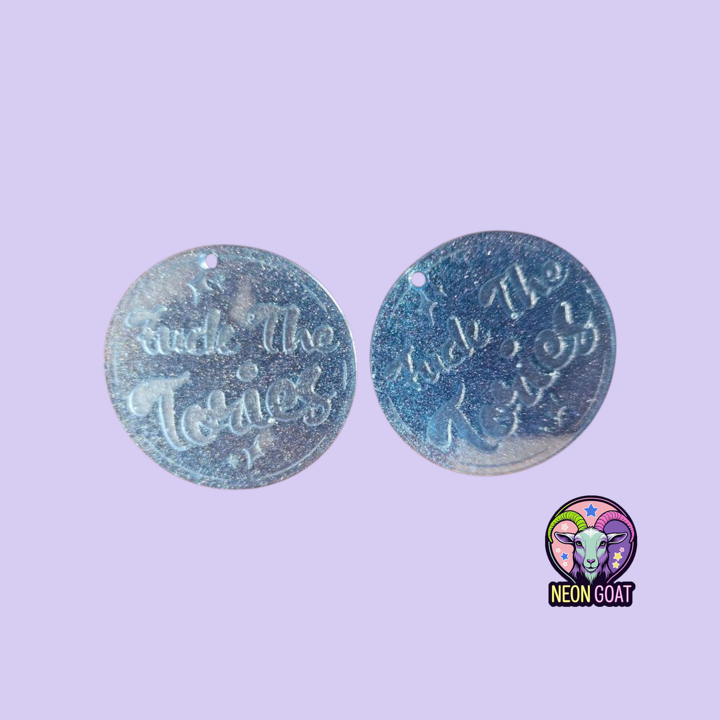 Fuck The Tories Earrings Mould | 9x6cm Silicone Mold for Resin, Polymer Clay, UV Resin, Wax, Soap, Plaster | Finished Size 4cm | Jewellery Making