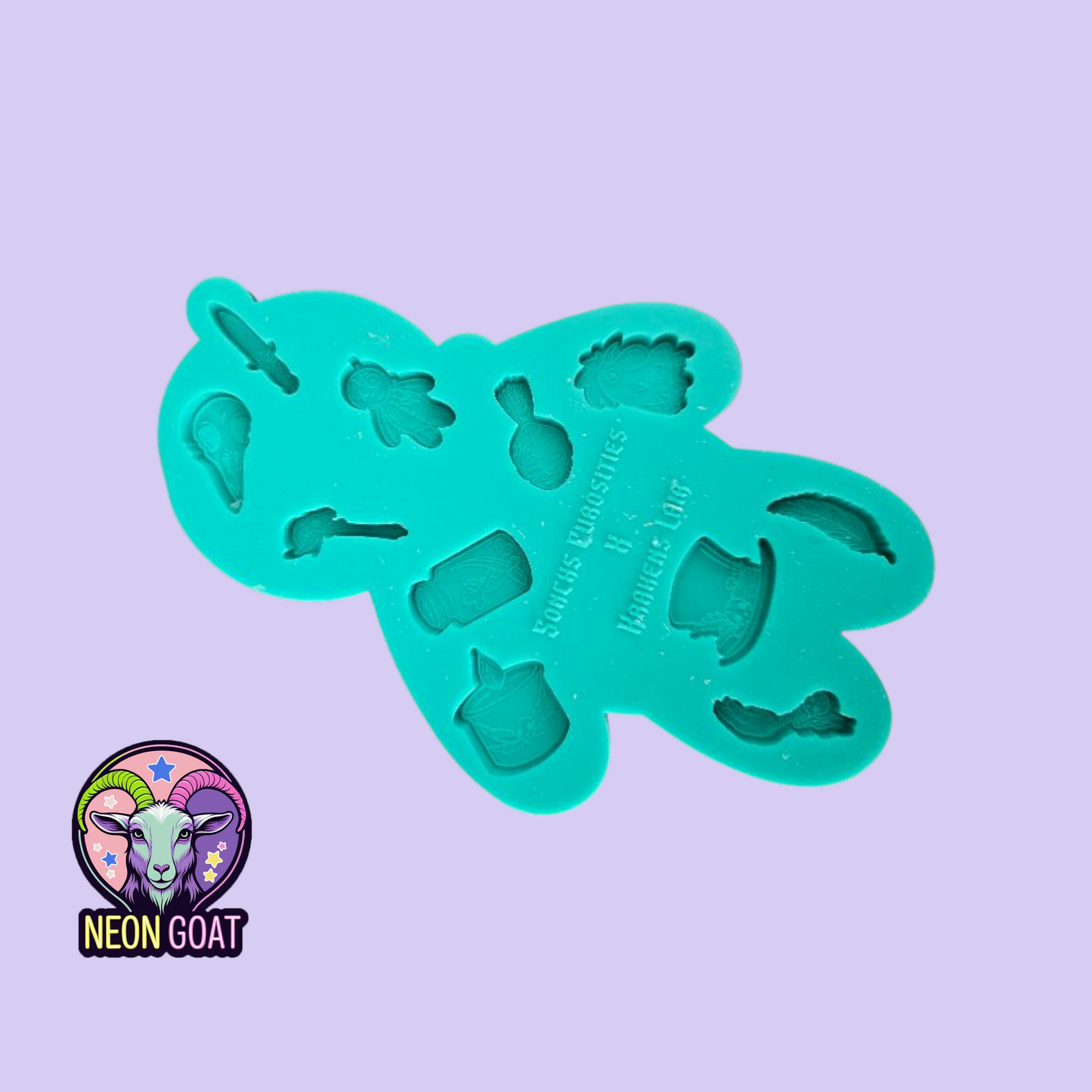 Voodoo Silicone Mold | Food Grade or Resin Mould | Witchcraft Gothic Molds for Resin, Soap, Chocolate, Candle, Polymer Clay