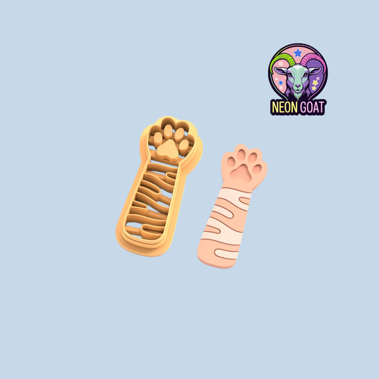 Cat Paw Bookmark Cutter – Polymer Clay Cutters for Earrings, Clay Tools, Book Marker Cutter, Clay Earring Supplies