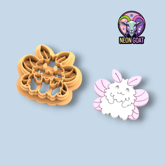 Cute Moth Cryptid Polymer Clay Cutter – Handmade Clay Tools for Earrings, Jewellery Making & Craft Supplies